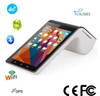 

handheld tablet pc android mobile EMV card reader POS PT-7003 with printer