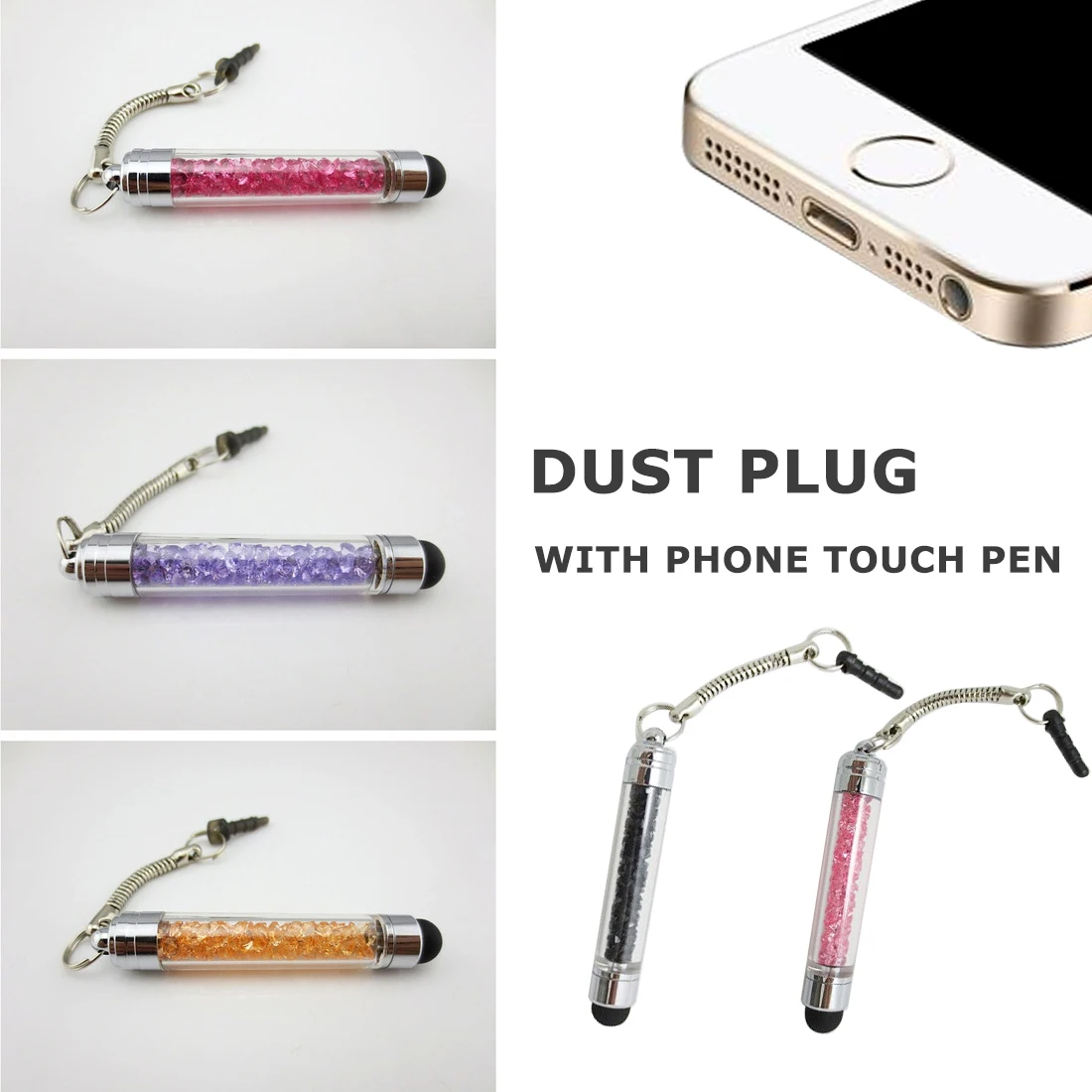 

Mini Fine Point Stylus Capacitive Touch Microfiber Stylus Pen For ipad iphone 6 7 PLUS