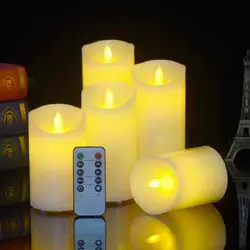 10-кнопочный пульт Управление костюм-тройка свеча с дистанционным управлением Свет Новый год освещения аксессуары для свечей