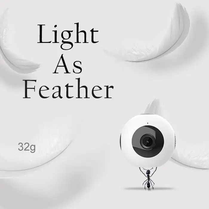 Мини-камера Wifi HD ночного видения 720P видеокамера Поддержка 5 IR Led без освещения MP4 Обнаружение движения