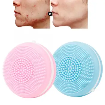 

Mini Electric Vibration Silicone Cleansing Brush Remove Blackhead Ultrasonic Massage Skin Care Brush Face Massage