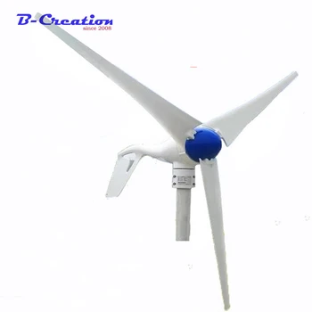 

3/5 Blades wind turbine generator 400W. 12V/24V wind turbine with CE.ROHS,ISO9001 approved with wind waterproof controller