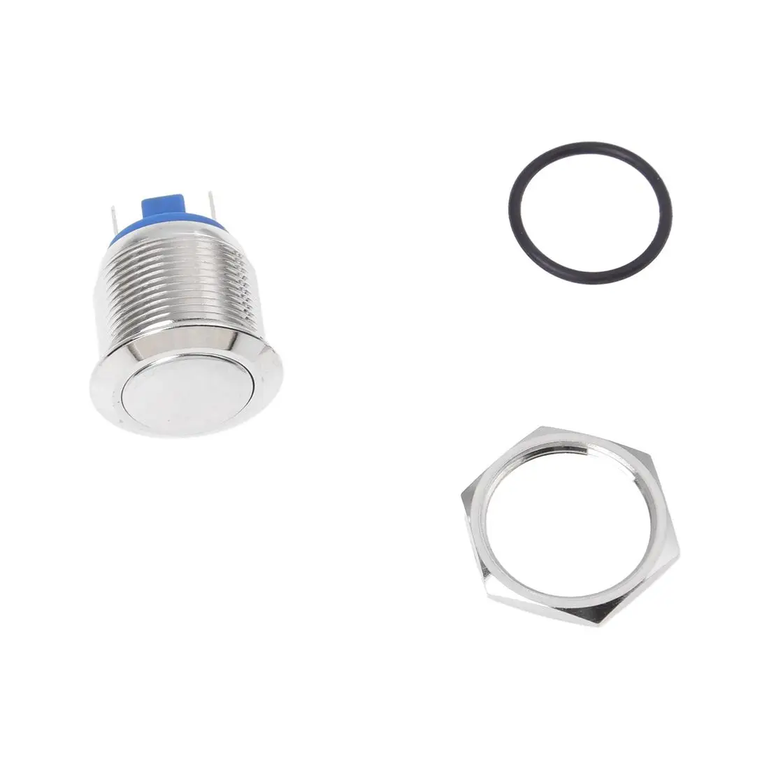 5A/ 12V Push Button Switch 19 mm Nickel-plated Brass Bell Silver | Обустройство дома