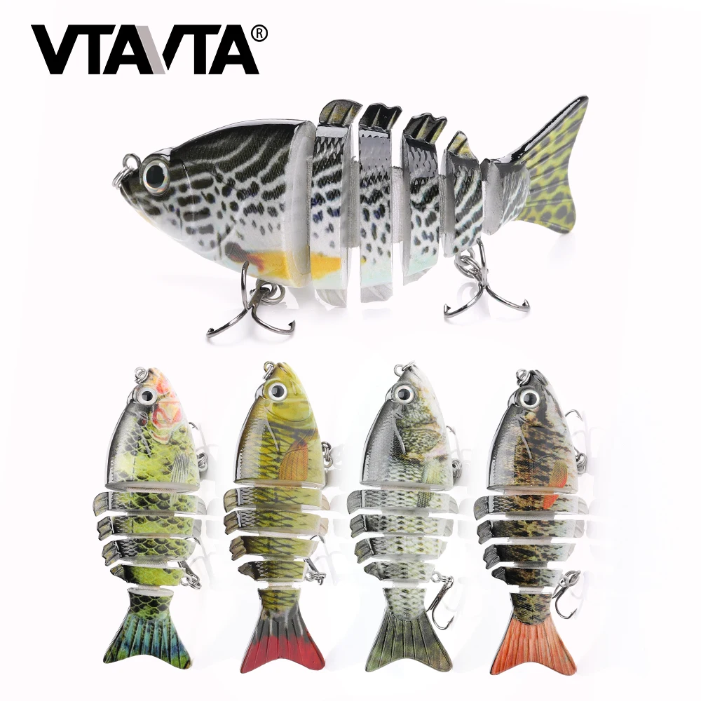 

VTAVTA 1 PC Lure Fishing 6 Segment Hard lure Crankbait 10.5cm 21g Lifelike joint bait likelife Wobblers Swimbait Fishing Lure