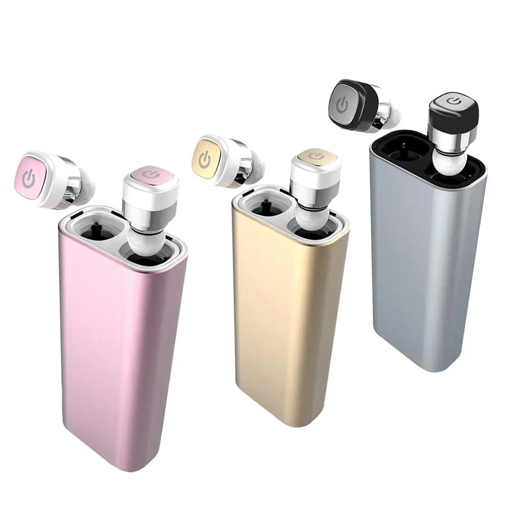 

IPX7 Waterproof True Wireless Earbuds Bluetooth V5.0 Earphones Ultra Small Magnetic Charging TWS Mini Hidden In-ear Earphones