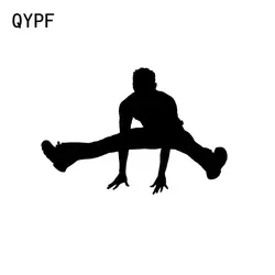 QYPF 13,2*9 перерыв моды спортивные танцы Декор автомобилей Стикеры виниловые наклейки Силуэт Высокое качество C16-2216