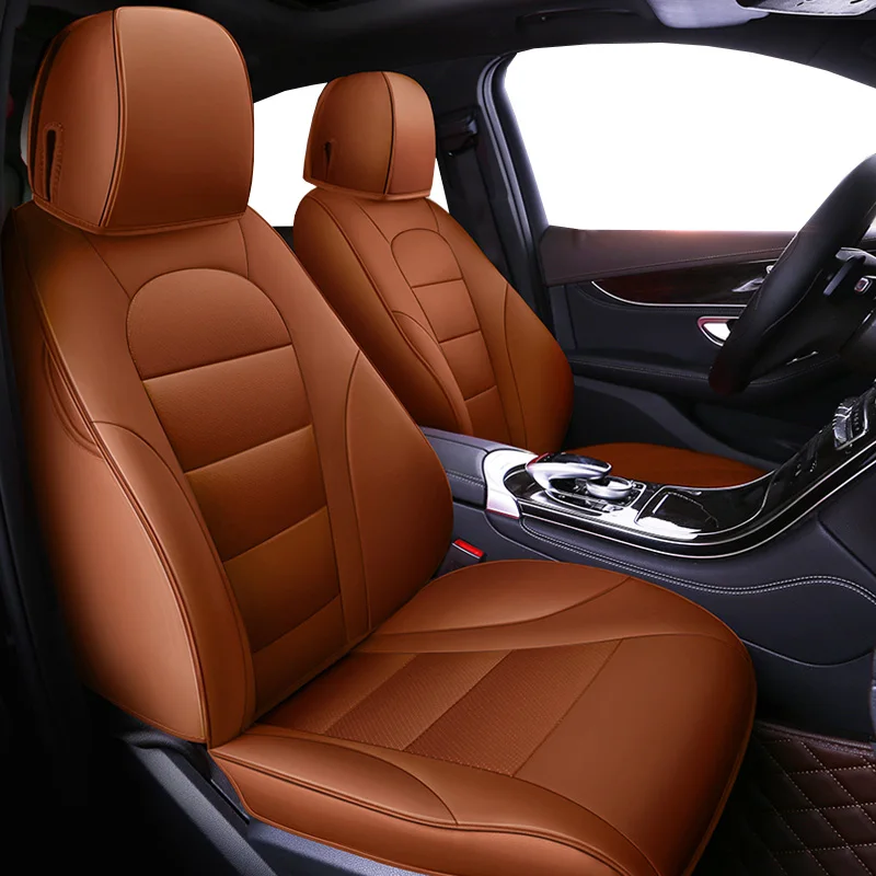 

Auto Universal Cowhide leather seat cover For Renault Kadjar Koleos Captur Megane 2 3 Duster Kangoo Koloe automobiles accessorie