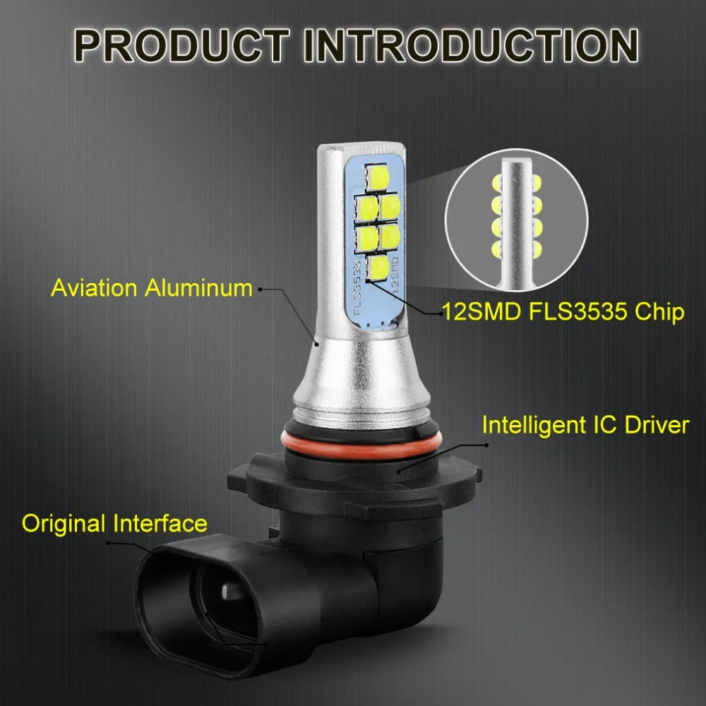 HB3 CAN Bus LED Daytime Running Light Bulb - 260 Lumens