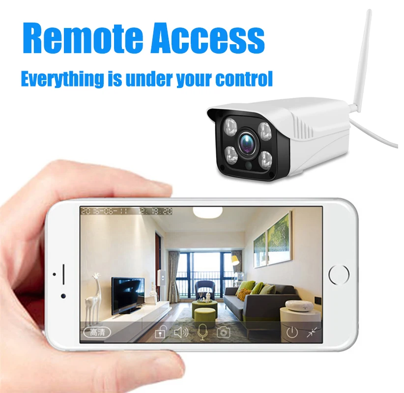 Lintratek Surveillance Wifi Security Camera HD 720P Cloud Storage Bullet IP Camera 4 IR lights Indoor/Outdoor Wi-fi Camera Lintratek Surveillance Wifi Security Camera HD 720P Cloud Storage Bullet IP Camera 4 IR lights Indoor/Outdoor Wi-fi Camera