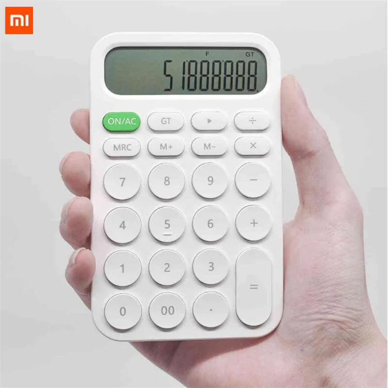 

Xiaomi MIIIW 12 Digit Electronic Calculator LED Display Pocket calculation tool for Office Working Student Stationery