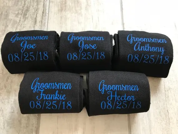 Personalizado Bordado Para Hombre Pañuelo Boda Regalo Hermano Del Novio