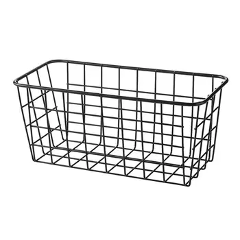 

1pc Storage Basket Punch Free Wall Mounted Iron Shower Organizer Holder Storage Rack Caddy Shelf for Bathroom Kitchen