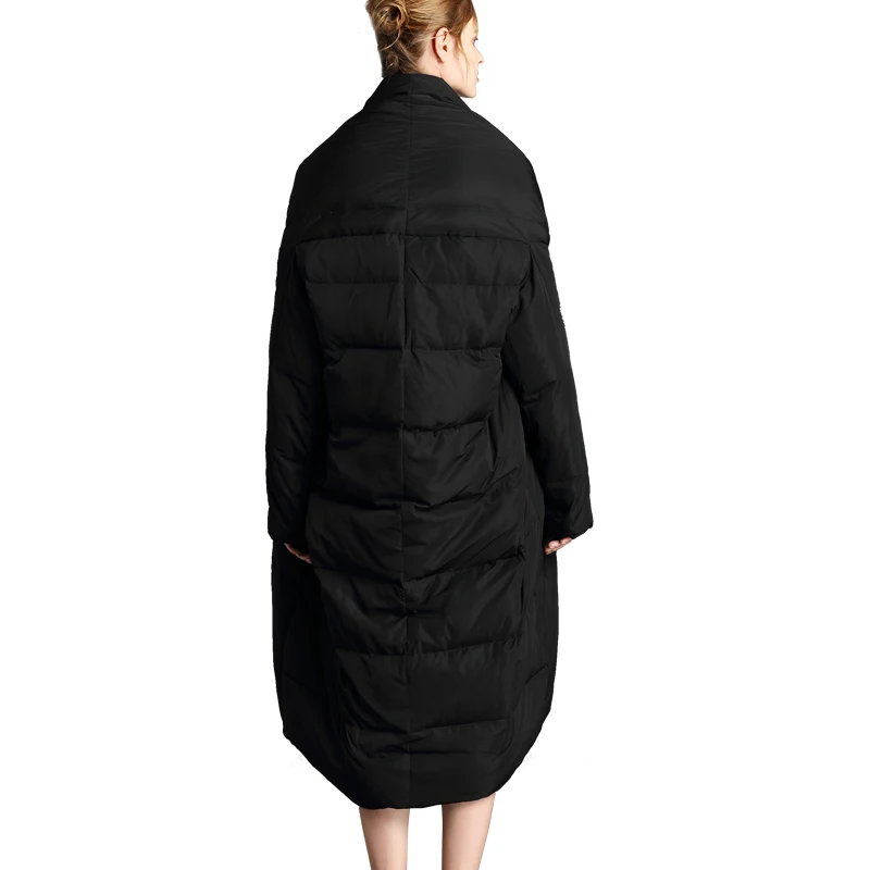 Winter Jacket Women 2019 New High Quality Women Long Down Coat Big Size Loose 90% White Duck Down Jacket Female Thick Warm Coat