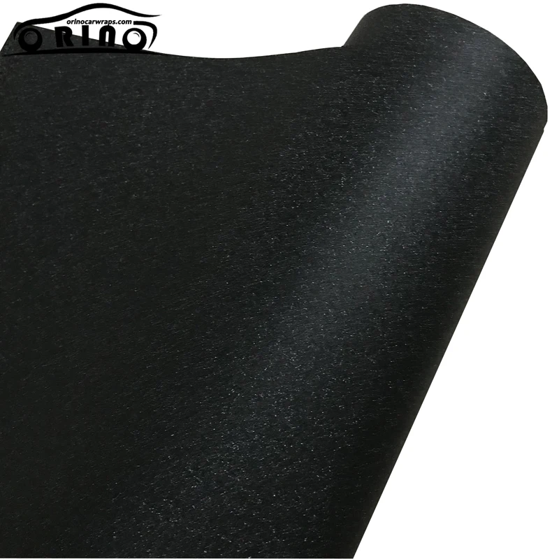 Black Sanding Glitter Vinyl Film-3