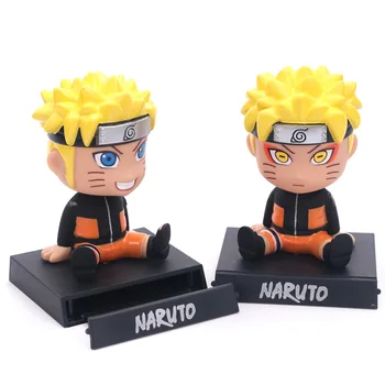 

Anime Naruto Uzumaki Naruto Phone Seat Ver PVC Action Figure Collectible Model doll toy 12cm