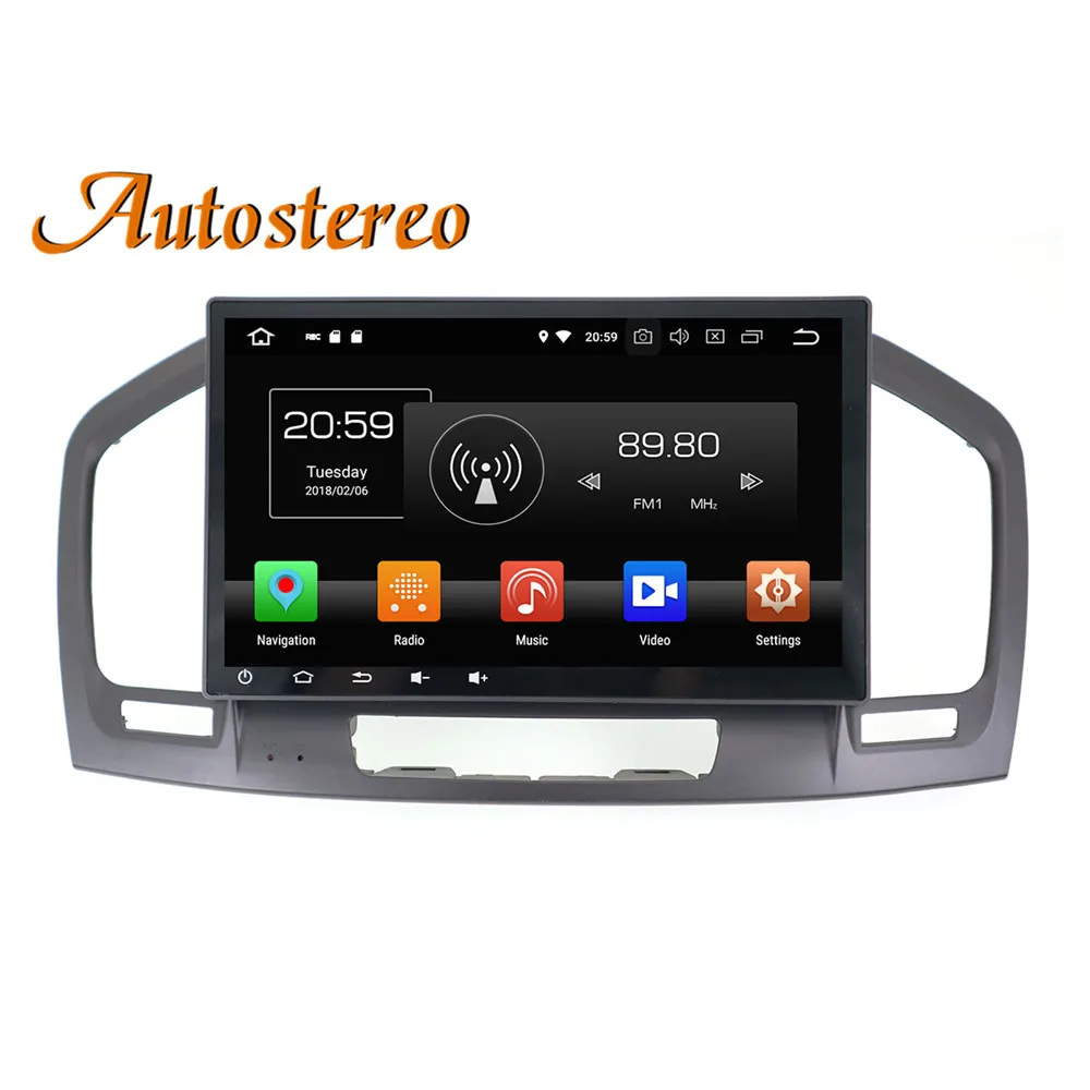 Best Android 9 DPS Max 64GB Car GPS navigation For Opel Insignia 08-13 multimedia car NO DVD auto player headunit radio tape recorder 6