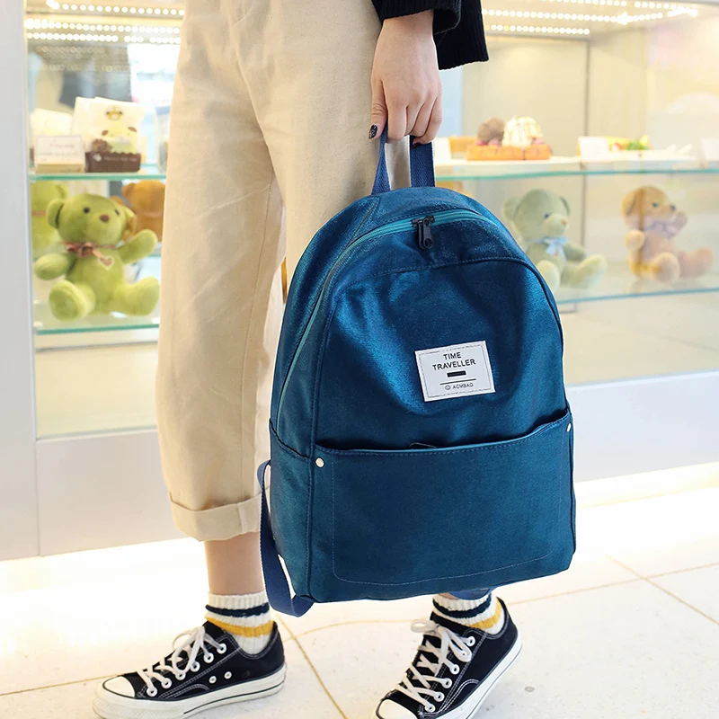 DCIMOR nuevo ojo mochila mujer de Color sólido Preppy Casual mochila para adolescentes chicas mujer la escuela bolso de hombro mochila DCIMOR nuevo ojo mochila mujer de Color sólido Preppy Casual mochila para adolescentes chicas mujer la escuela bolso de hombro mochila