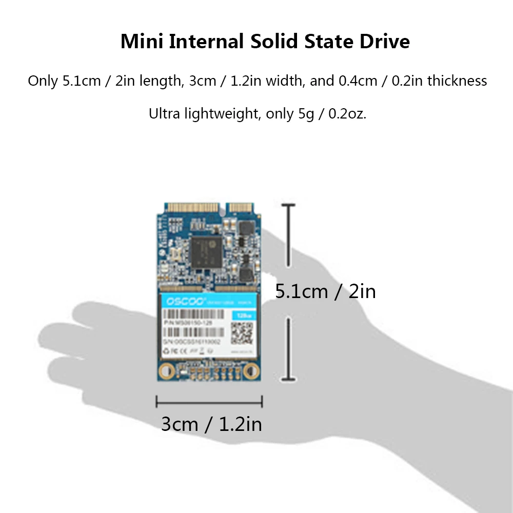 OSCOO mSATA 6 ГБ/сек. 60 ГБ 120 ГБ 240 ГБ SSD жесткий диск Внутренний твердотельный накопитель мини mSATA SSD диск для ноутбуков настольных ПК