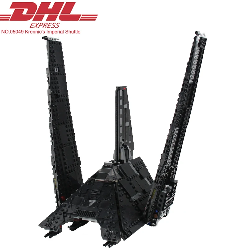 

DHL 863Pcs Star Wars Figures Krennic's Imperial Shuttle Model Building Kits Blocks Bricks Toy For Children Compatible With 10019