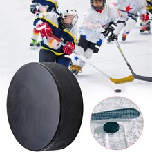 Черный Хоккейная Шайба аксессуар заменяет резиновый спортивный инструмент пустой официальный регулирование практичный