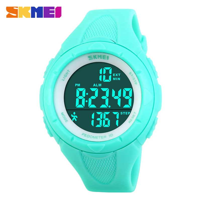 SKMEI Fashion Outdoor Sports Watches Girl Alarm Digital Watch Women