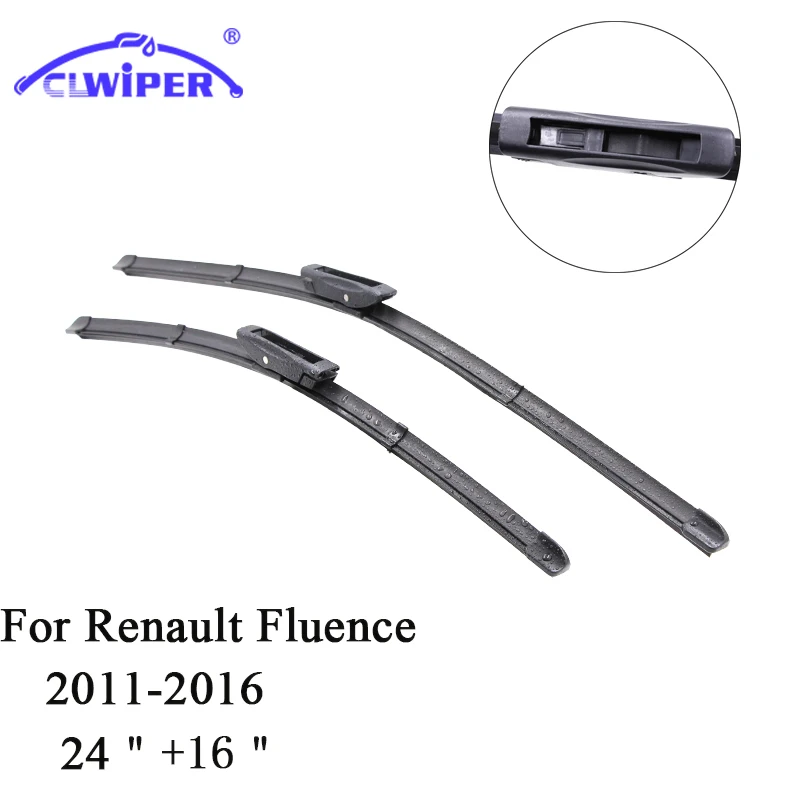 CLWIPER Wiper Blades For RENAULT Fluence 2011 2012 2013 2014 2015 2016