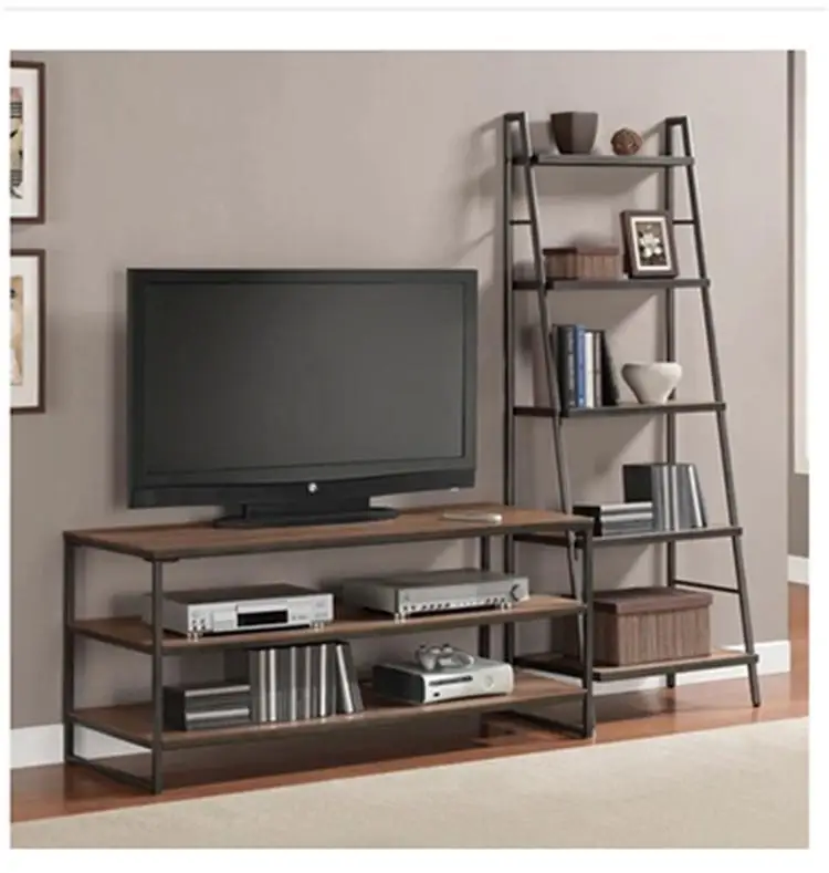 French Country Vintage Wrought Iron Wood TV TV Living