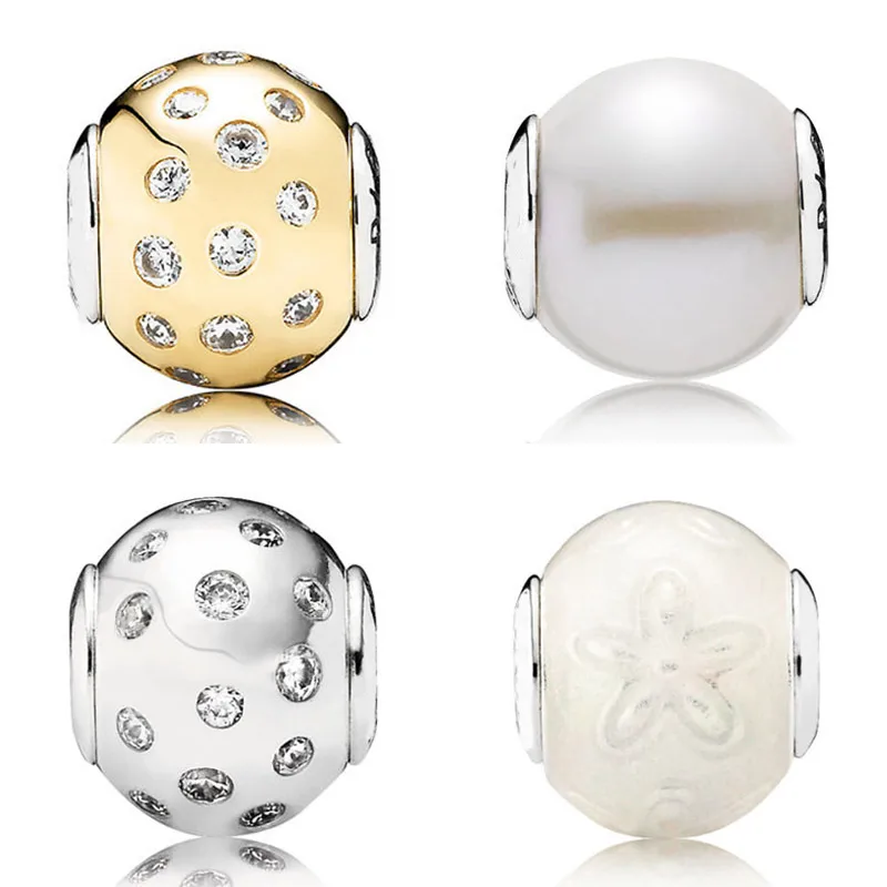 

Gold Color Dignity Joy With Cubic Zirconia Bead Fit Pandora Essence COLLECTION Bracelet Bangle 925 Sterling Silver Charm Jewelry