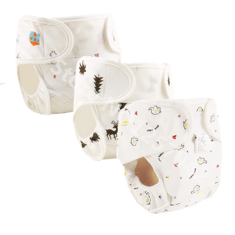 Cotton Baby Nappies Diaper Reusable 