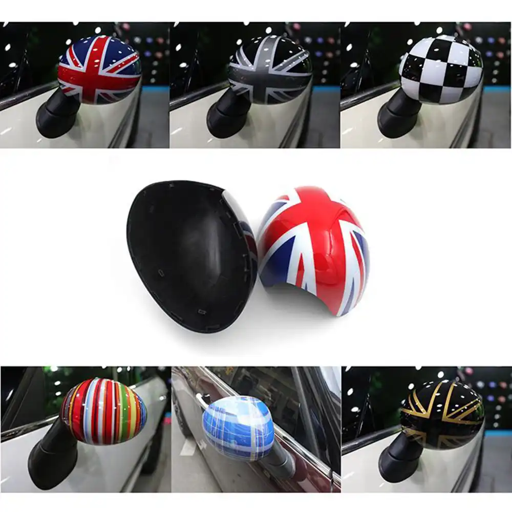 For Mini Cooper Outside Side Wing Mirror Cover Cap Shell R50 R52 R53