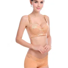 Сексуальный кружевной черный комплект с бюстгальтером пуш-ап размера плюс, Женский комплект нижнего белья большого размера