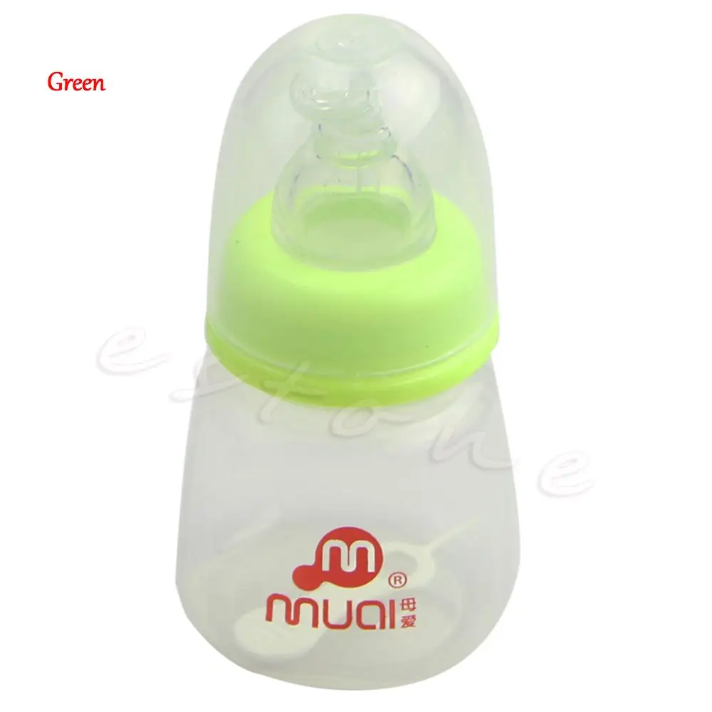 Preety Детские Бутылочки для новорожденных, 80 мл, Маленькие Бутылочки для ухода за ребенком, кормление Кормушками, сок, молоко, новинка, APR12_30 - Цвет: Green