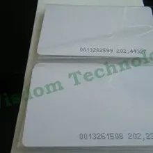 200 шт./лот датчик приближения Card125KHZ RFID карты EM4100/4102 ПВХ карты