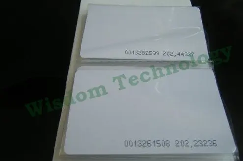 bilder für Freies Verschiffen 200 Teile/los Proximity Card125KHZ Rfid-karte EM4100/4102 Pvc-karte bilder für Freies Verschiffen 200 Teile/los Proximity Card125KHZ Rfid-karte EM4100/4102 Pvc-karte