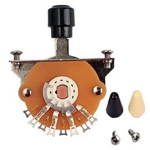 Высокое качество гитарный переключатель пикапа 3 способа включая винты звукоснимателя селектор металл+ пластик гитарный переключатель музыкальные гитарные части