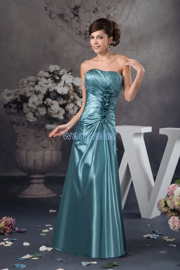 

free shipping 2013 new design hot sale long pleat handmade sweetheart evening gowns custom made size/color tafetta evening dress