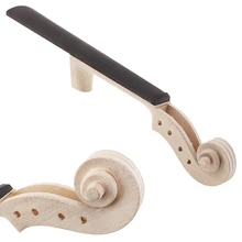 4/4 Размер клен гриф для скрипки из черного дерева скрипка DIY Kit с ручной резной свиток