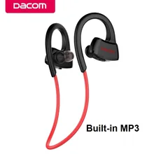 DACOM Bluetooth наушники встроенный MP3 IPX7 водонепроницаемый беспроводной спортивный наушник шумоподавление Гарнитура для IOS Android iPhone