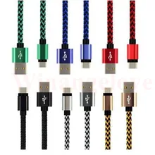 1 m 2 m 3M usb кабель с Тип Кабель зарядного устройства usb кабель наборы аксессуаров для OnePlus 2 ZUK Z1 для samsung s8 s9