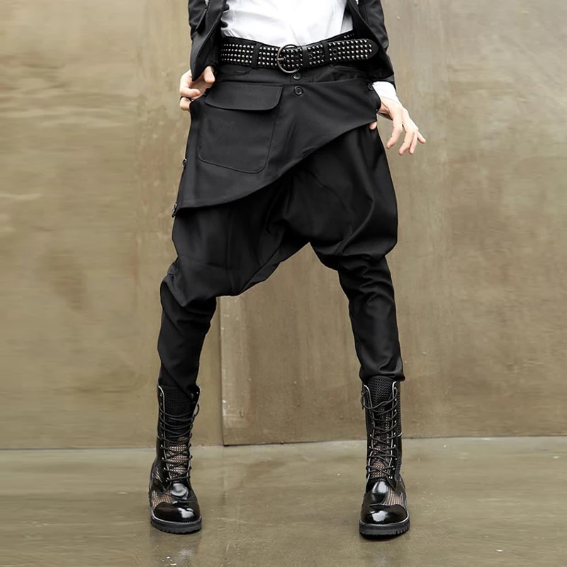 Hot Sale manlow rise pants harem pants skirt 's men's
