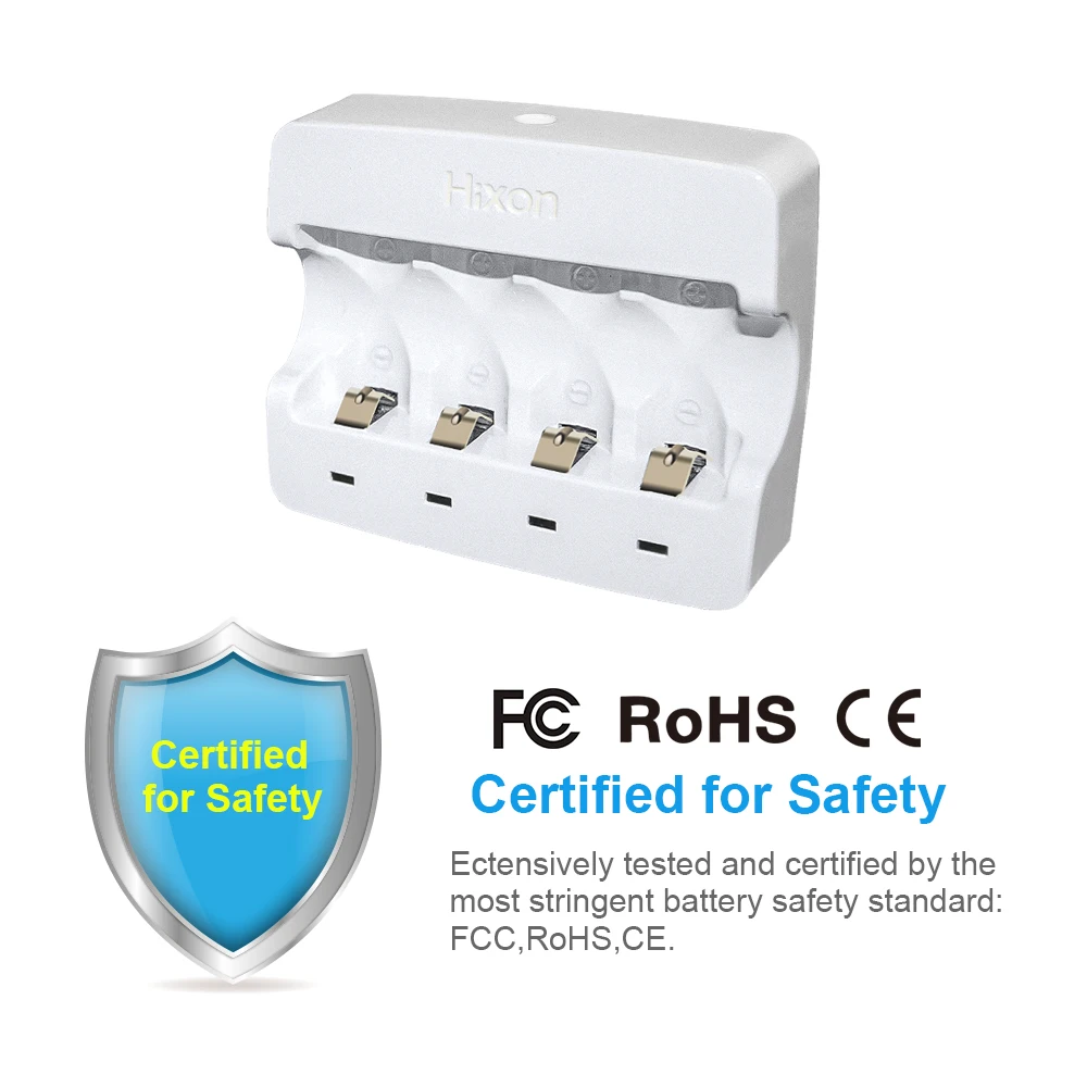 

Charger with adapter protected to charge RCR123A rechargeable Battery for Arlo and Reolink(with US standard adapter)