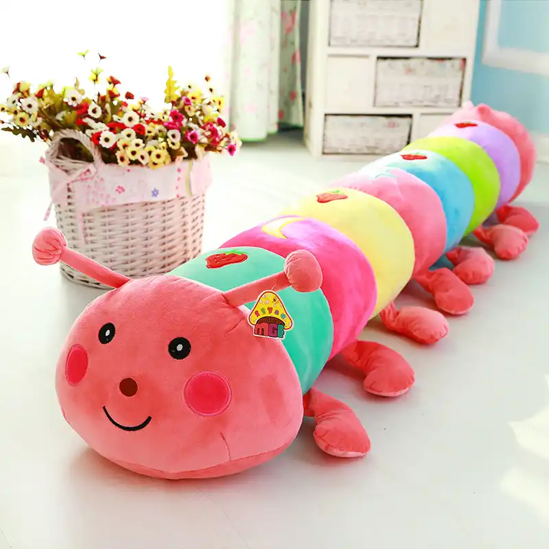 large plush caterpillar