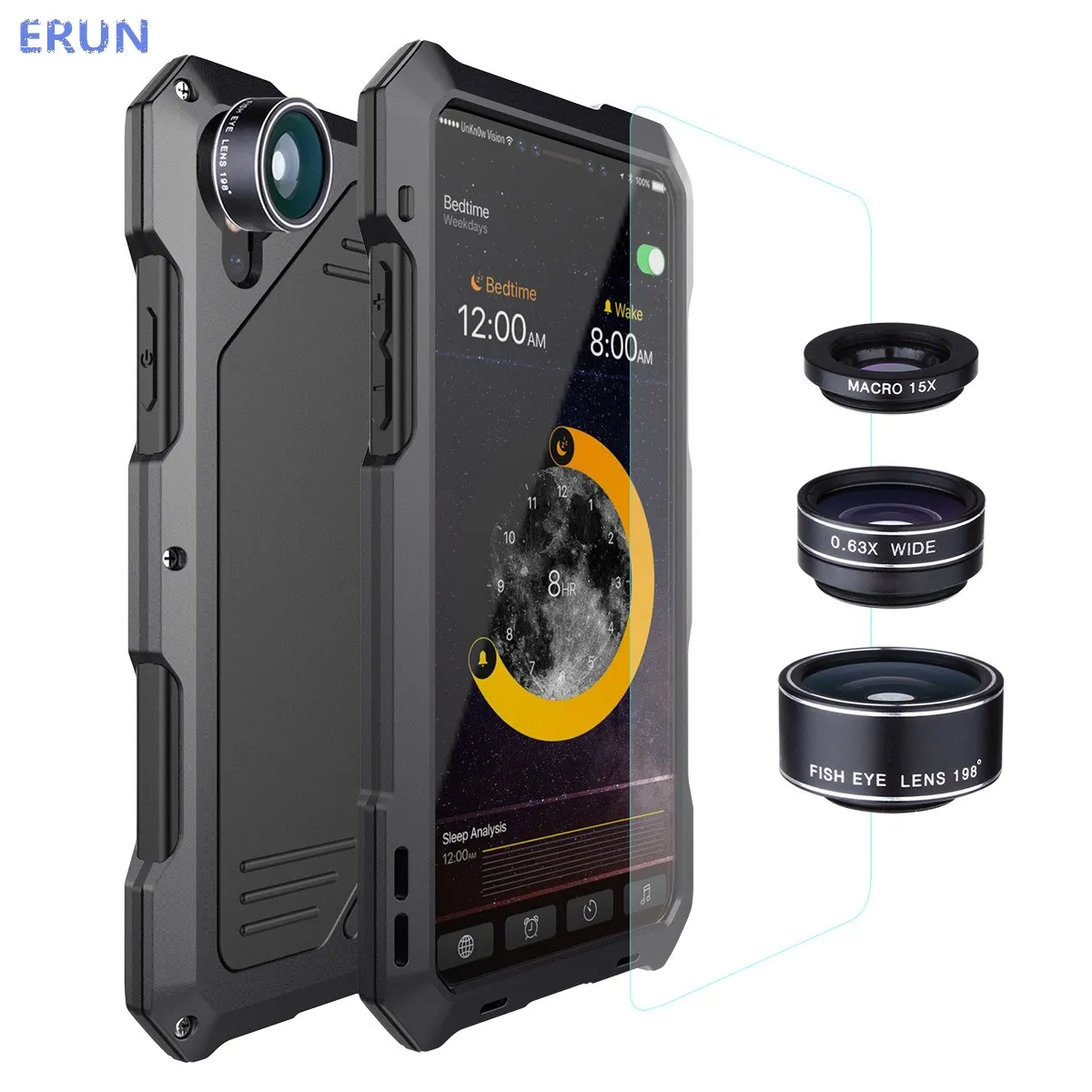 

ERUN three lenses wide Angle Micro range for iphone X/XS case