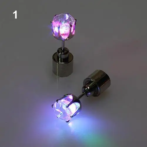 

Light Up LED Rhinestone Earrings Stud Dance Party Accessories for Party/Xmas fashion
