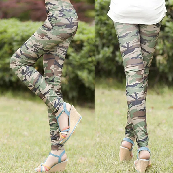 

Newest Women Camouflage Army Print Stretch Cool Sexy Women's Pants Skinny Leggings Trousers Women