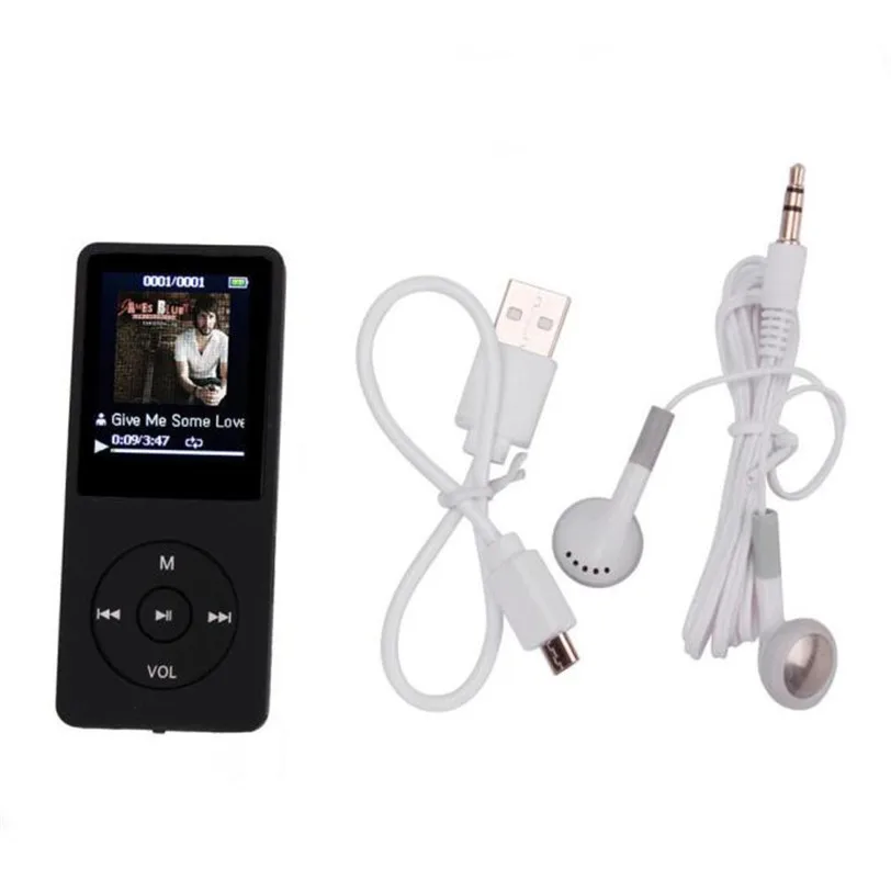 CARPRIE MP3 Плеер 1," TFT черный 8G HiFi без потерь Звук Музыкальный плеер FM рекордер TF карта Apr21 Профессиональный Прямая