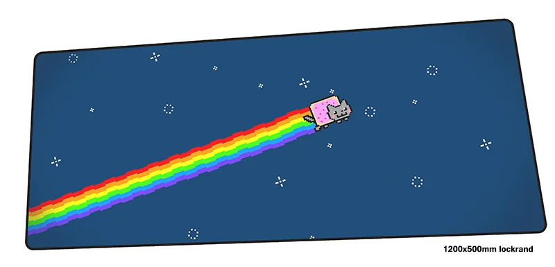 

nyan cat mouse pad 1200x500mm mousepads Aestheticism gaming mousepad gamer Cartoon large personalized mouse pads keyboard pc pad