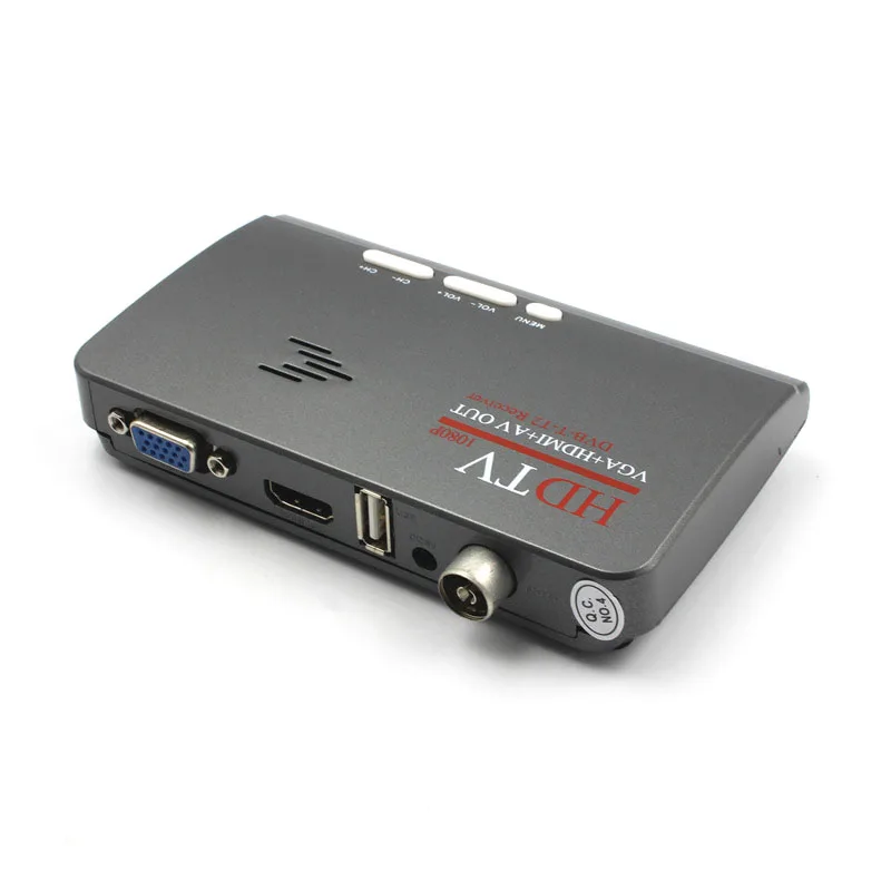 Digital TV Box 1080P HDMI DVB-T DVB-T2 TV Box VGA AV CVBS Tuner Receiver With Remote Control HDMI HD 1080P VGA DVB-T2 (9)