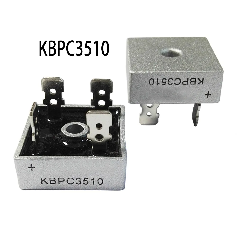 

2PCS KBPC3510 3510 35A 1000V Phases Diode Bridge Rectifier New and Original