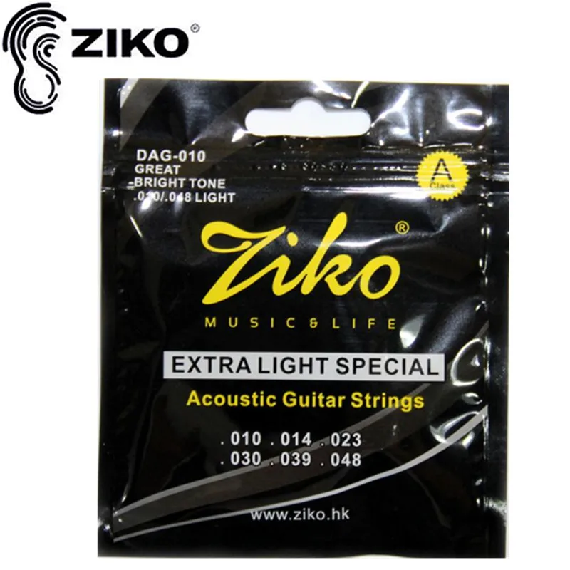 Струны для акустической гитары ZIKO 010 048 детали музыкальные инструменты аксессуары гитары|accessories bling|accessories